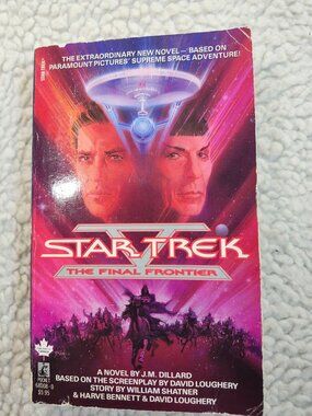 Star Trek V The Final Frontier J M Dillard 1989 Pocket Books Paperback